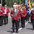 Terry gets ready to lead the GSB off, The Mayor Making Parade, Eye, Suffolk - 24th June 2018