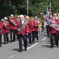 The Gislingham Silver Band marches, The Mayor Making Parade, Eye, Suffolk - 24th June 2018