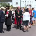 More chatting before the parade moves off, The Mayor Making Parade, Eye, Suffolk - 24th June 2018