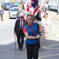 The flag reaches the church, The Mayor Making Parade, Eye, Suffolk - 24th June 2018