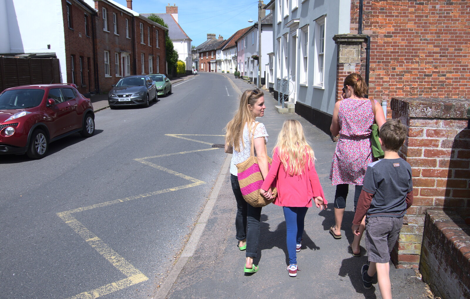We wander off whilst Harry's in the church from The Mayor Making Parade, Eye, Suffolk - 24th June 2018