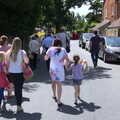 A small crowd follows the parade up Church Street, The Mayor Making Parade, Eye, Suffolk - 24th June 2018