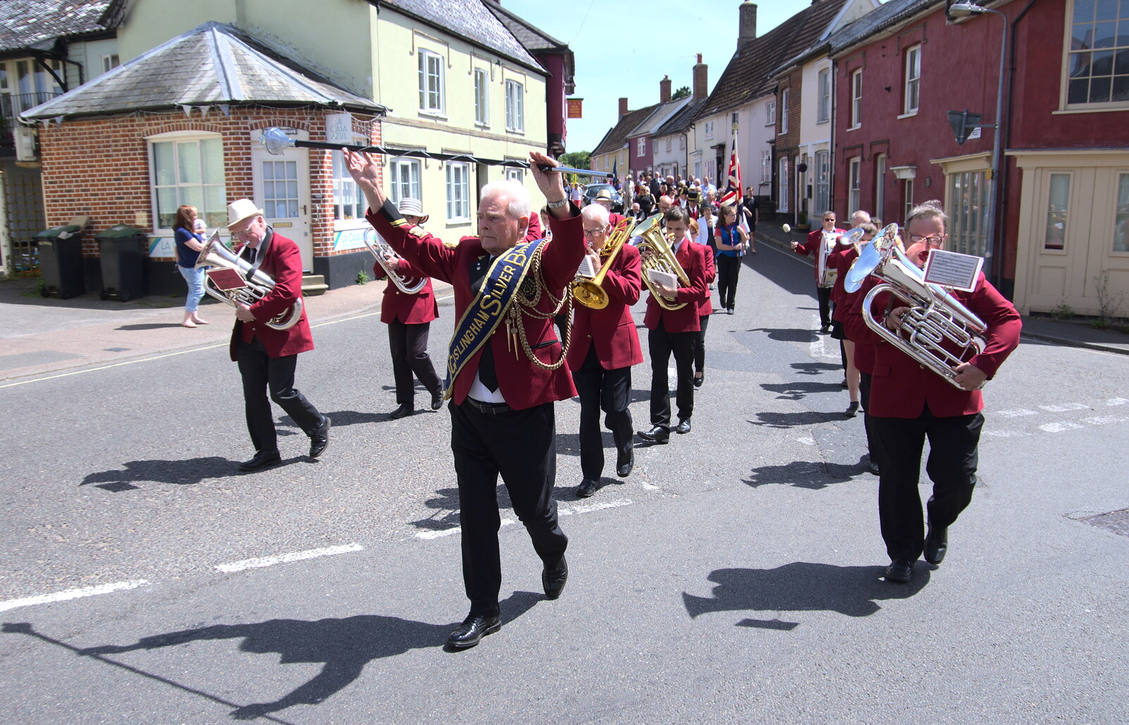 The band gets its freak on from The Mayor Making Parade, Eye, Suffolk - 24th June 2018