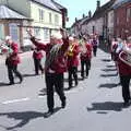 The band gets its freak on, The Mayor Making Parade, Eye, Suffolk - 24th June 2018