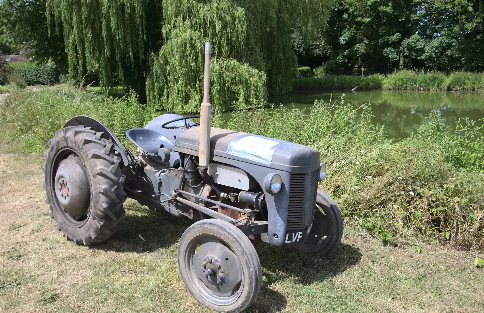 An old Fergie TE20 is up for sale, from A Village Hog Roast, Little Green, Thrandeston, Suffolk - 24th June 2018