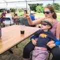 Isobel and Harry, A Village Hog Roast, Little Green, Thrandeston, Suffolk - 24th June 2018