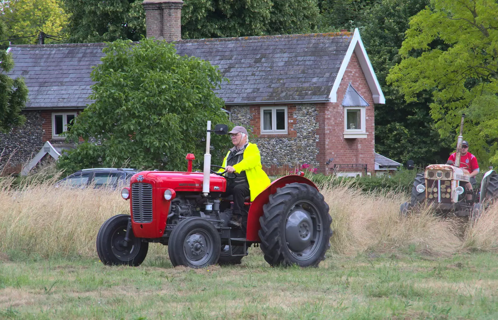 More vintage tracots appear, from A Village Hog Roast, Little Green, Thrandeston, Suffolk - 24th June 2018