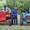 Tractors are inspected, A Village Hog Roast, Little Green, Thrandeston, Suffolk - 24th June 2018