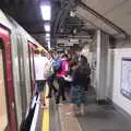 The tube train loads up, A SwiftKey Lunch, Porchester Place,  Edgware Road, London - 27th June 2018