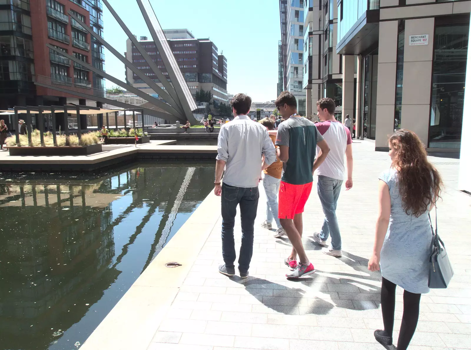 Roaming around Paddington Basin, from A SwiftKey Lunch, Porchester Place,  Edgware Road, London - 27th June 2018