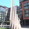 A bridge that turns into a sculpture, A SwiftKey Lunch, Porchester Place,  Edgware Road, London - 27th June 2018