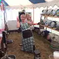 The bar staff get carried away, WoW Festival, Burston, Norfolk - 29th June - 1st July 2018