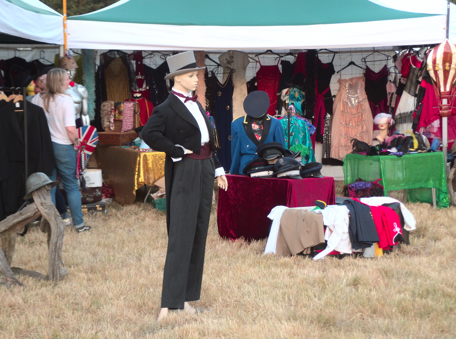 A well-dressed mannequin from WoW Festival, Burston, Norfolk - 29th June - 1st July 2018