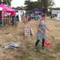 Isobel does some diablo, WoW Festival, Burston, Norfolk - 29th June - 1st July 2018