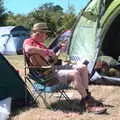 Charlie plays some guitar, WoW Festival, Burston, Norfolk - 29th June - 1st July 2018