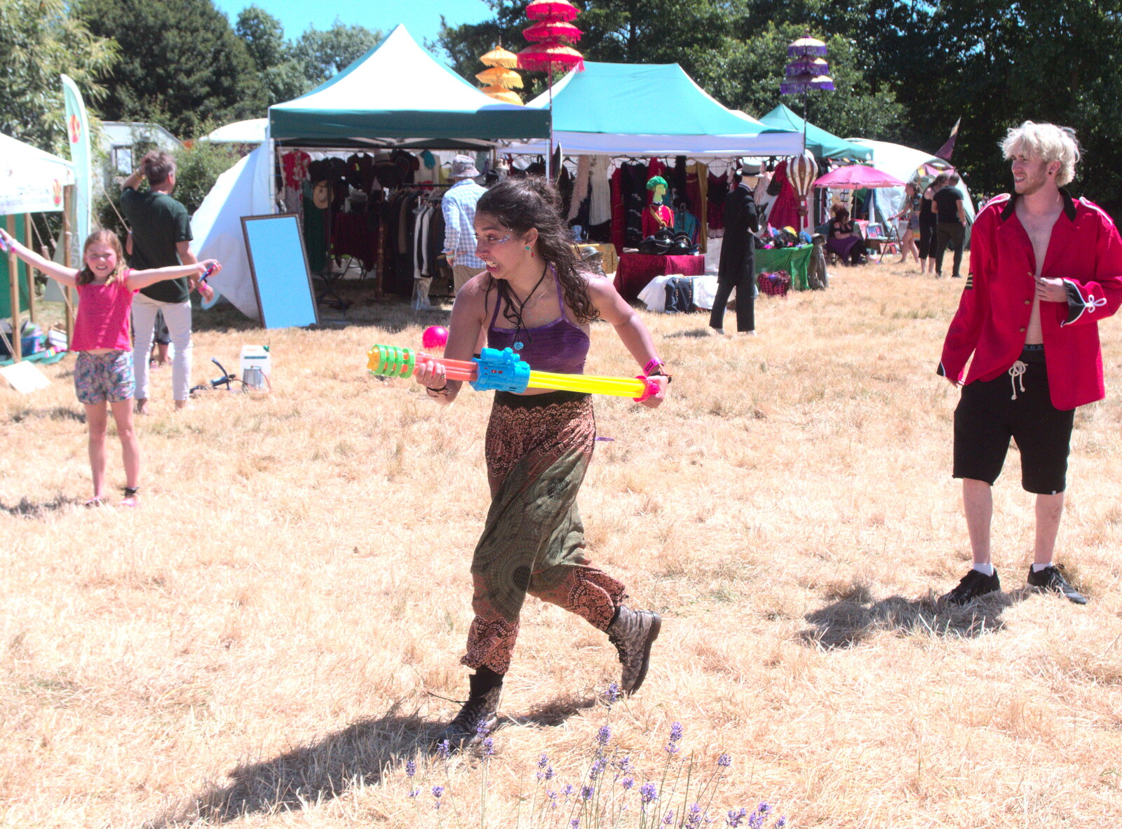 More water fights from WoW Festival, Burston, Norfolk - 29th June - 1st July 2018