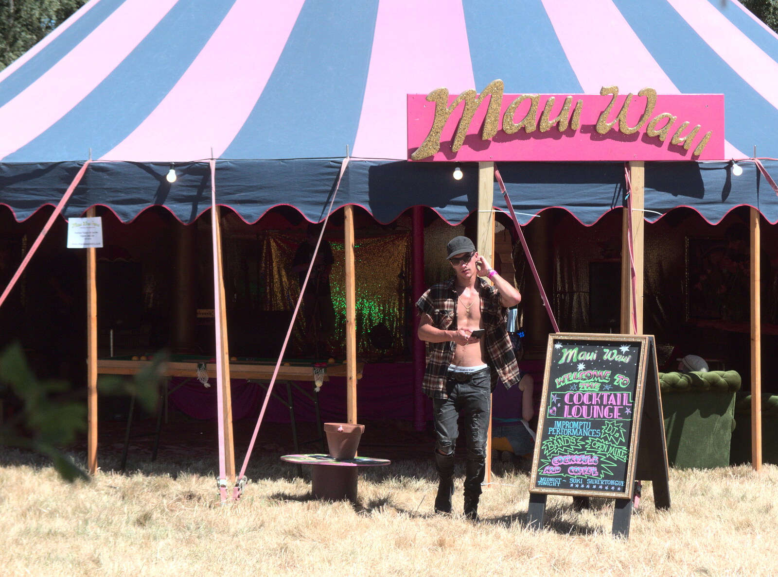 The Maui Waui tent from WoW Festival, Burston, Norfolk - 29th June - 1st July 2018