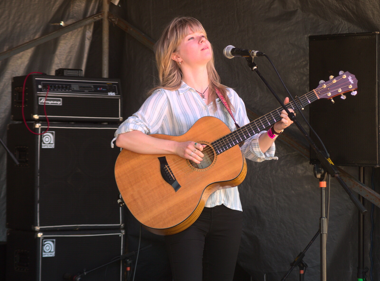 Katie Spencer in action from WoW Festival, Burston, Norfolk - 29th June - 1st July 2018
