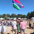 The flags aren't as annoying as at Glastonbury, WoW Festival, Burston, Norfolk - 29th June - 1st July 2018