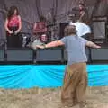 A hippy-trippy dancer, WoW Festival, Burston, Norfolk - 29th June - 1st July 2018