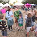 Isobel, Hannah and the gang of children, WoW Festival, Burston, Norfolk - 29th June - 1st July 2018