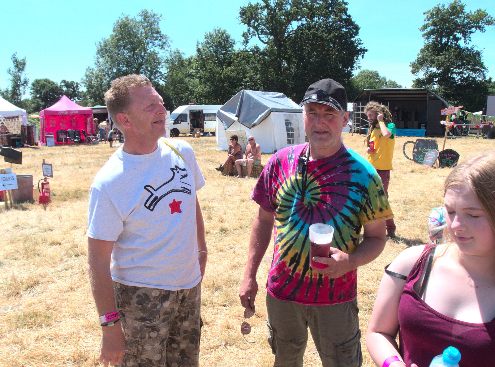 Gaz and his mate from WoW Festival, Burston, Norfolk - 29th June - 1st July 2018