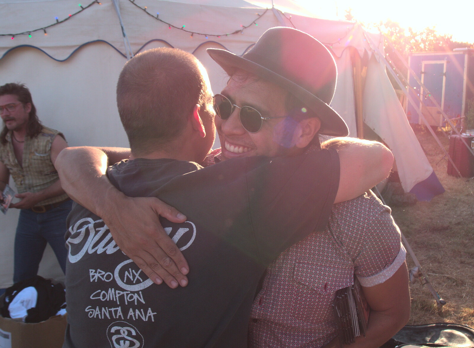 Ed gives a hug from WoW Festival, Burston, Norfolk - 29th June - 1st July 2018