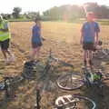 There's a big pile o' bikes, The BSCC Rides to Star Wing Beer Festival, Redgrave, Suffolk - 12th July 2018