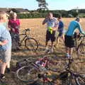 Alan wipes a fly out of his eye, The BSCC Rides to Star Wing Beer Festival, Redgrave, Suffolk - 12th July 2018