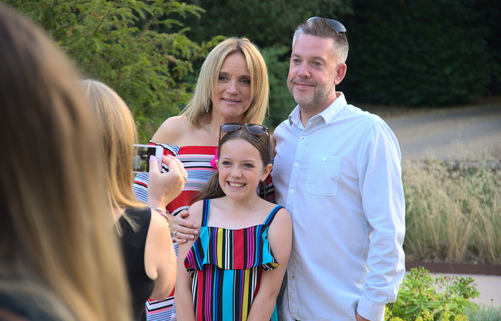 Family snapshot from An Oaksmere Party, Brome, Suffolk - 14th July 2018