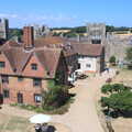 The Red House from the ramparts, A Postcard from the Castle on the Hill, Framlingham, Suffolk - 14th July 2018