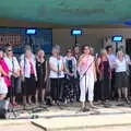 Another choir does its thing first, Diss Fest, The Park, Diss, Norfolk - 22nd July 2018