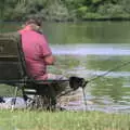 A fisherman takes a nap, Diss Fest, The Park, Diss, Norfolk - 22nd July 2018