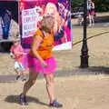 A pink tutu runs around, Diss Fest, The Park, Diss, Norfolk - 22nd July 2018