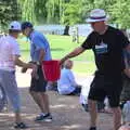 A collecting bucket goes around, Diss Fest, The Park, Diss, Norfolk - 22nd July 2018