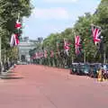 The flags are out on The Mall, The BSCC at The Crown and Hot Summer Days, Diss, Pulham and London - 24th July 2018