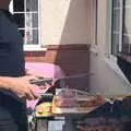 Nosher's on cooking duty, A Barbeque at Sean's, Walkford, Dorset - 28th July 2018