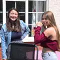 Hamish takes a photo of Kira and Sydney, A Barbeque at Sean's, Walkford, Dorset - 28th July 2018