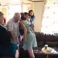 Isobel gives Jane a hug, A Barbeque at Sean's, Walkford, Dorset - 28th July 2018