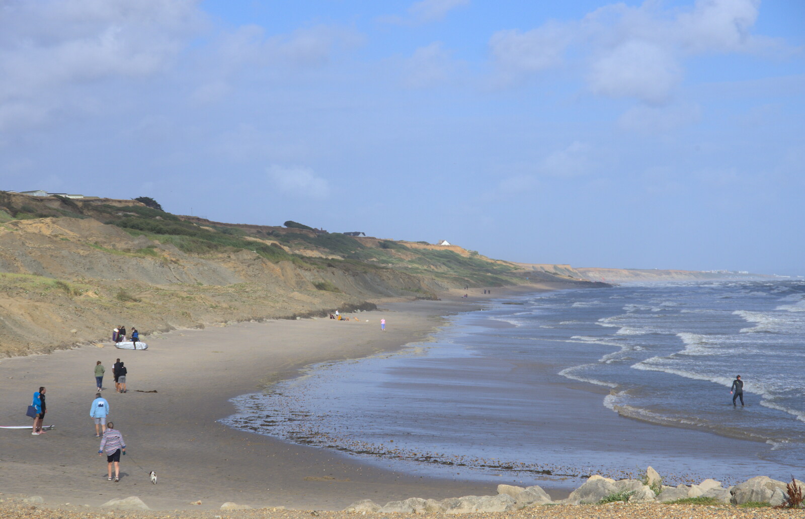The beach at Chewton Bunny from Blustery Beach Trips, Walkford and Highcliffe, Dorset - 29th July 2018