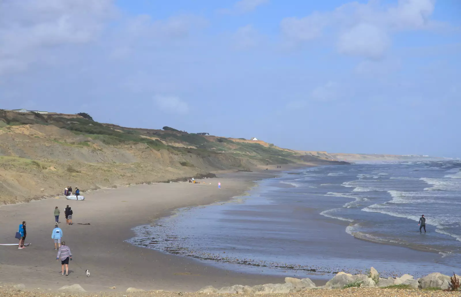 The beach at Chewton Bunny, from Blustery Beach Trips, Walkford and Highcliffe, Dorset - 29th July 2018