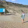 Isobel and Harry, Blustery Beach Trips, Walkford and Highcliffe, Dorset - 29th July 2018