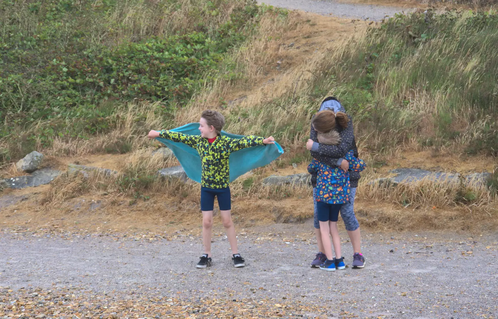 Fred's got wings, from Blustery Beach Trips, Walkford and Highcliffe, Dorset - 29th July 2018