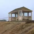 A folorn shelter on the cliff top, Blustery Beach Trips, Walkford and Highcliffe, Dorset - 29th July 2018