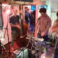 The band in the Burston Crown, The Whiskey Shivers at The Crown, Burston, Norfolk - 1st August 2018