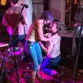 The band has finished their set, The Whiskey Shivers at The Crown, Burston, Norfolk - 1st August 2018