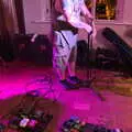 After the gig, Billy Fleming dismantles the PA, The Whiskey Shivers at The Crown, Burston, Norfolk - 1st August 2018