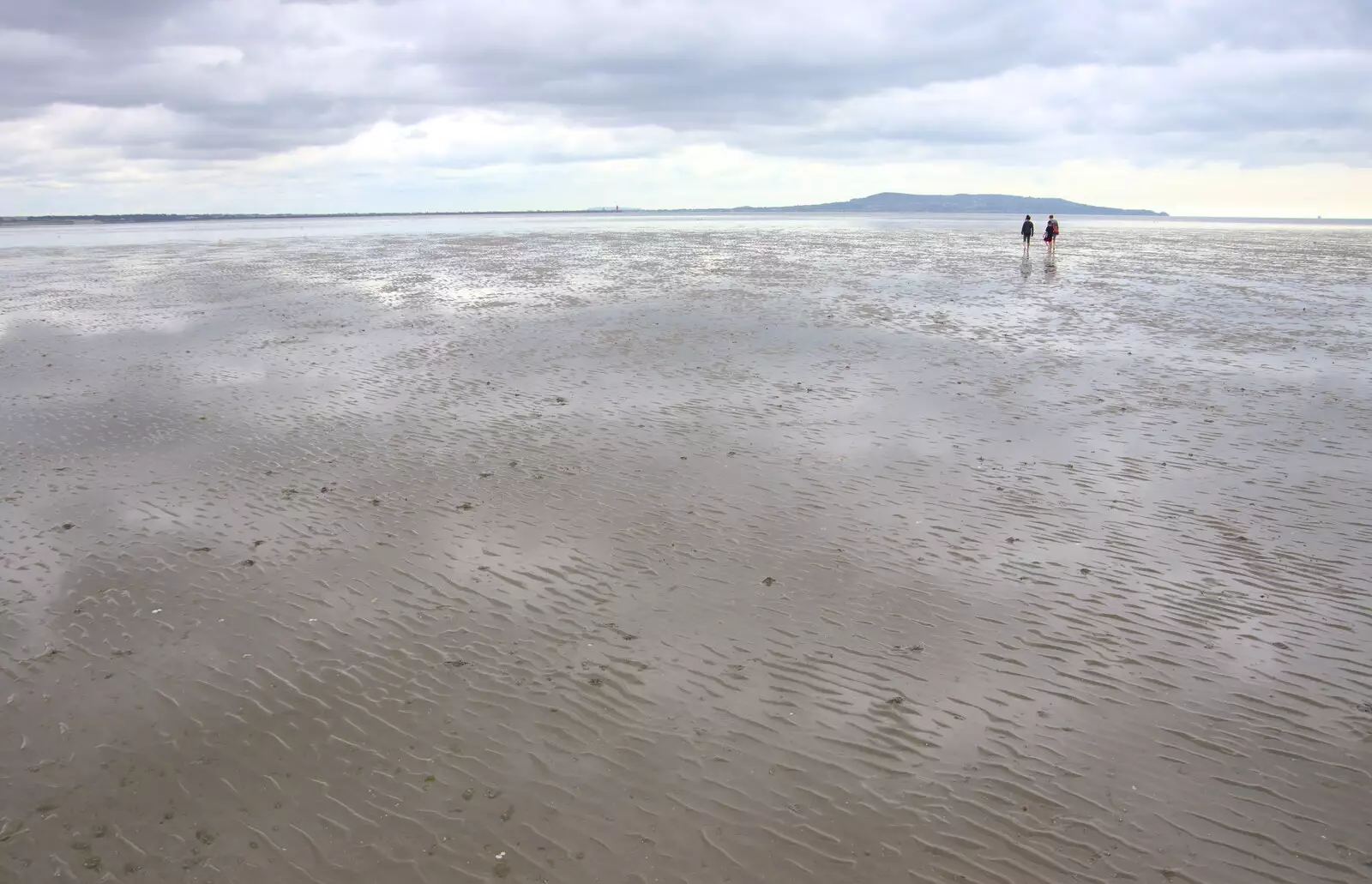 Mud flats, from A Trip to Da Gorls, Monkstown Farm, County Dublin, Ireland - 4th August 2018