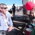 Wayne and Fred, with a balloon, Beatyard Festival, Dún Laoghaire, County Dublin, Ireland - 5th August 2018