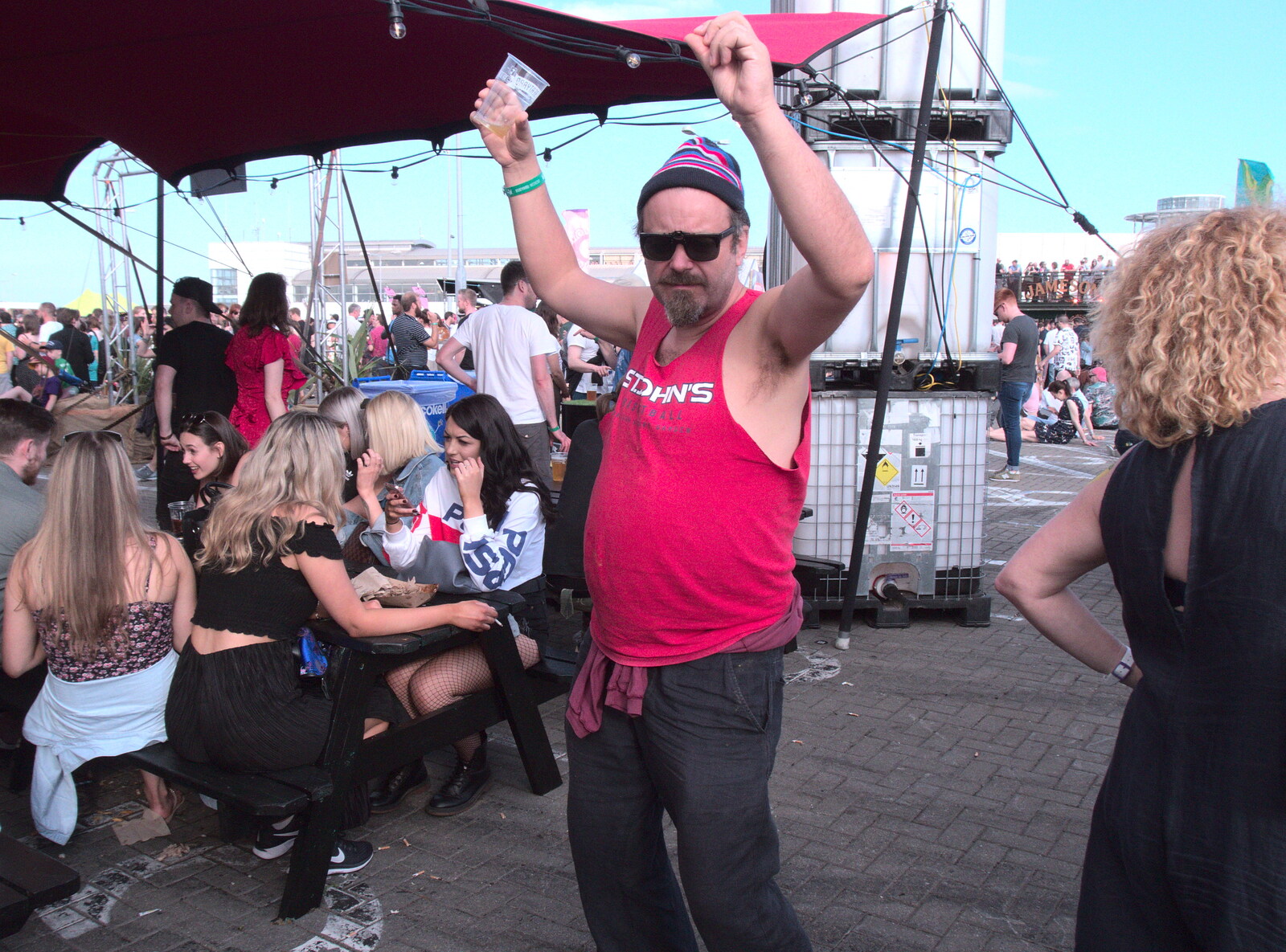 Noddy does some more moves from Beatyard Festival, Dún Laoghaire, County Dublin, Ireland - 5th August 2018